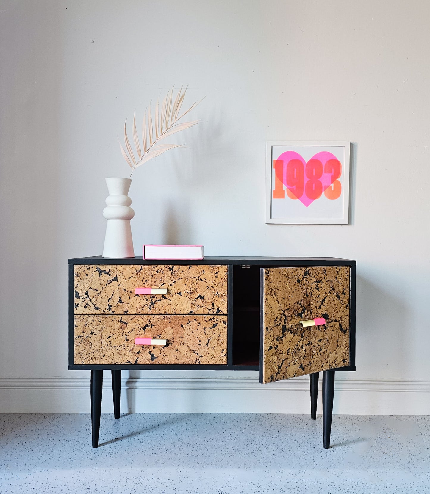 The Margot Neon Cork Sideboard TV Stand