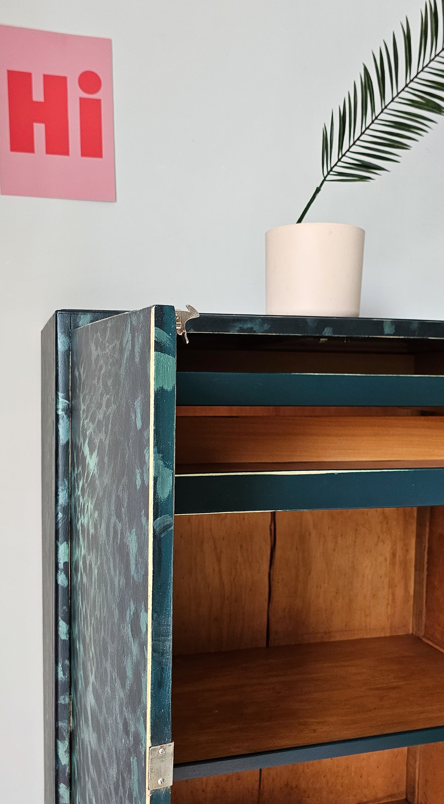 The Ella Leopard Printed Tall Cabinet