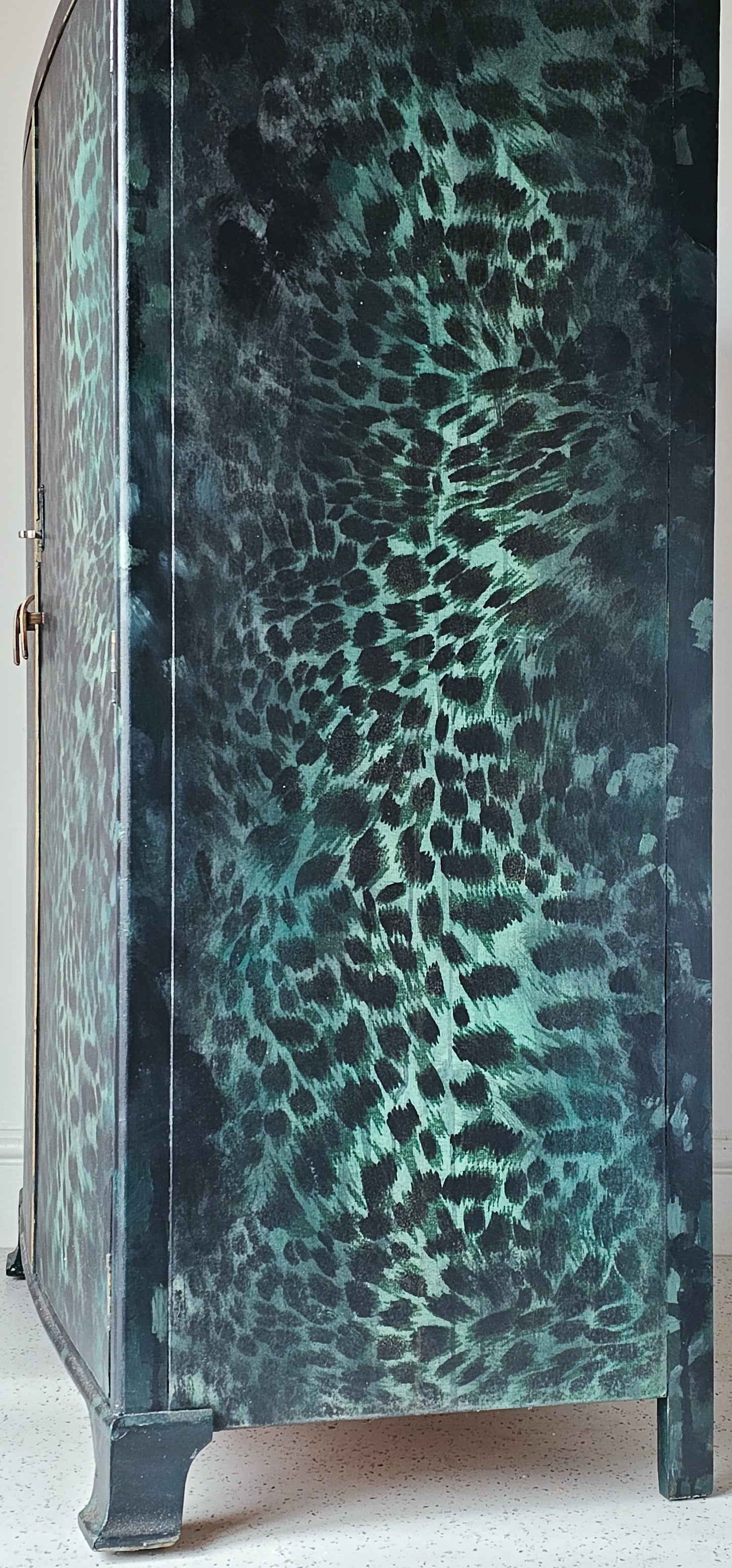 The Ella Leopard Printed Tall Cabinet