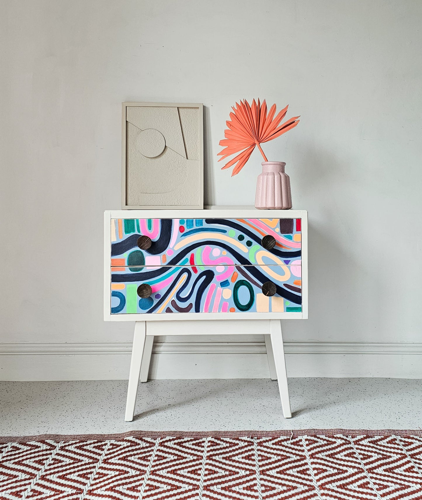 The Doodle Mid Century Chest of Drawers