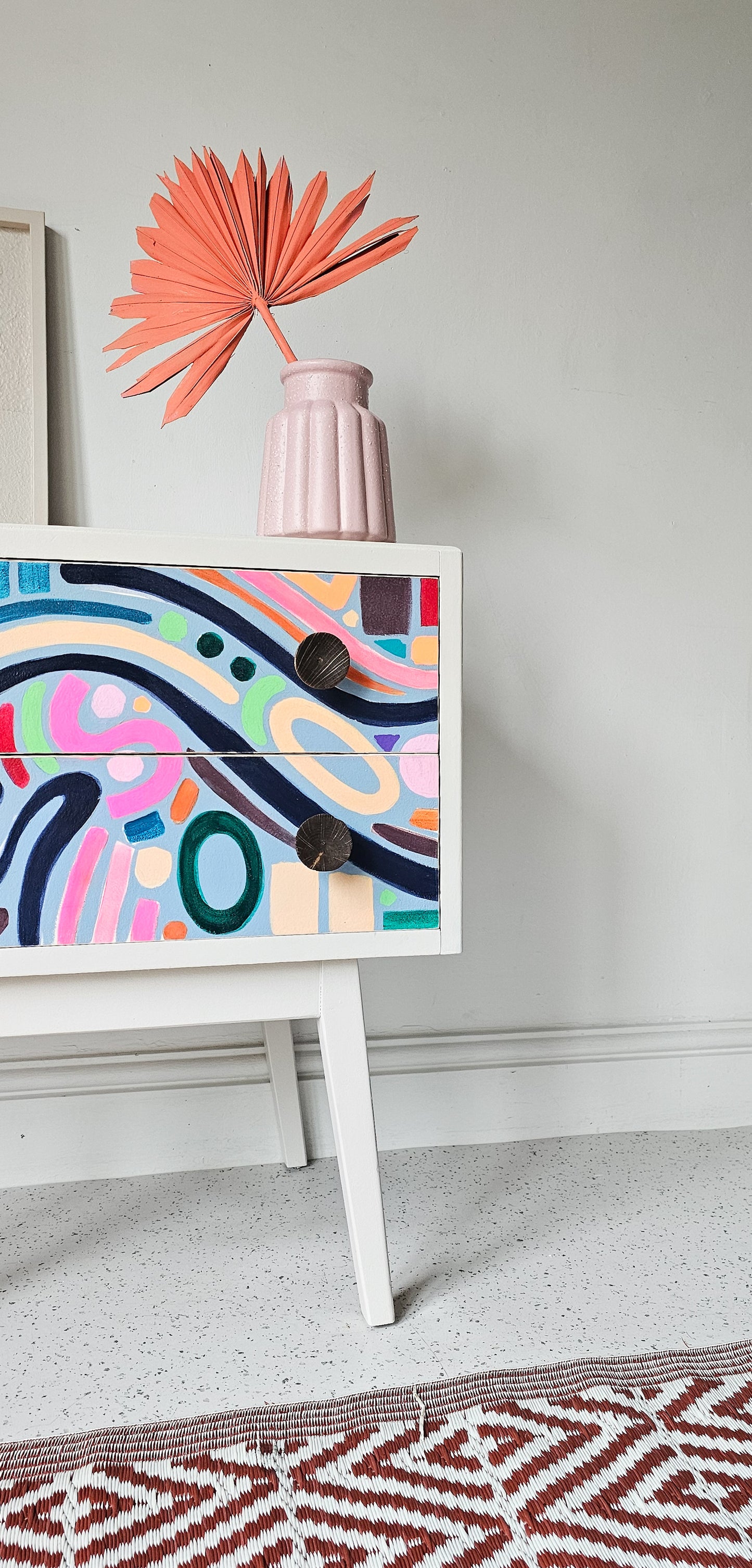 The Doodle Mid Century Chest of Drawers