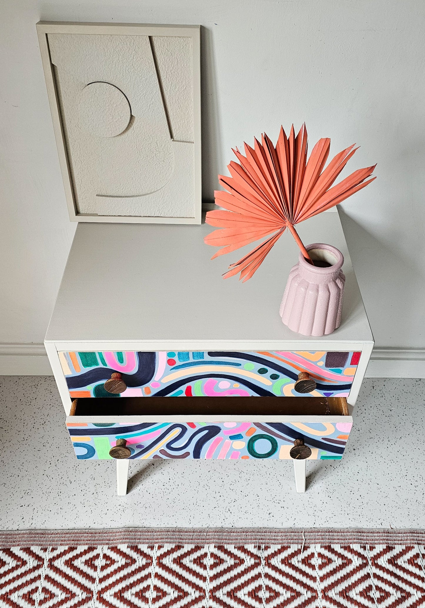 The Doodle Mid Century Chest of Drawers