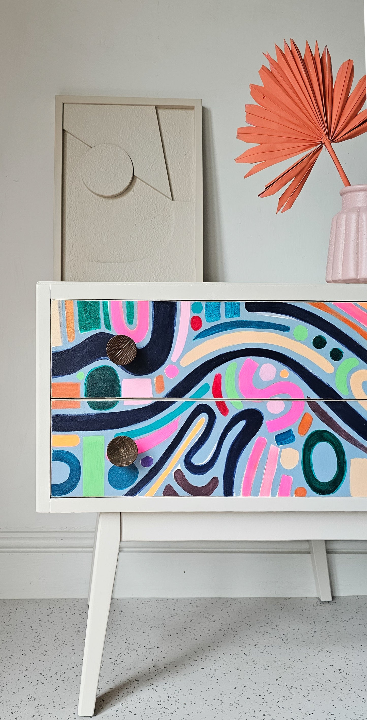 The Doodle Mid Century Chest of Drawers