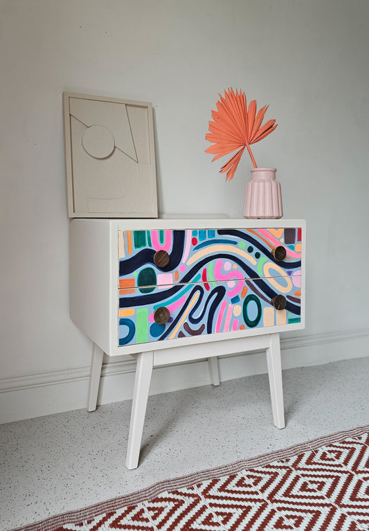 The Doodle Mid Century Chest of Drawers