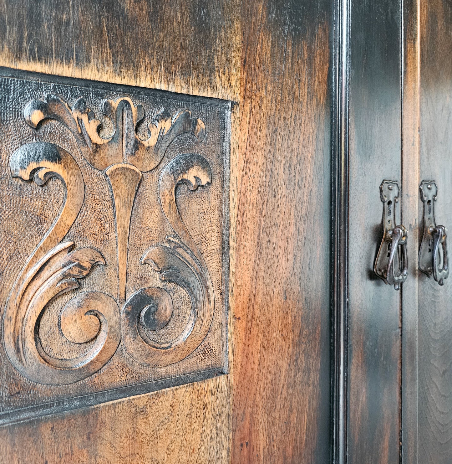 The Maria Fade to Black Carved Sideboard