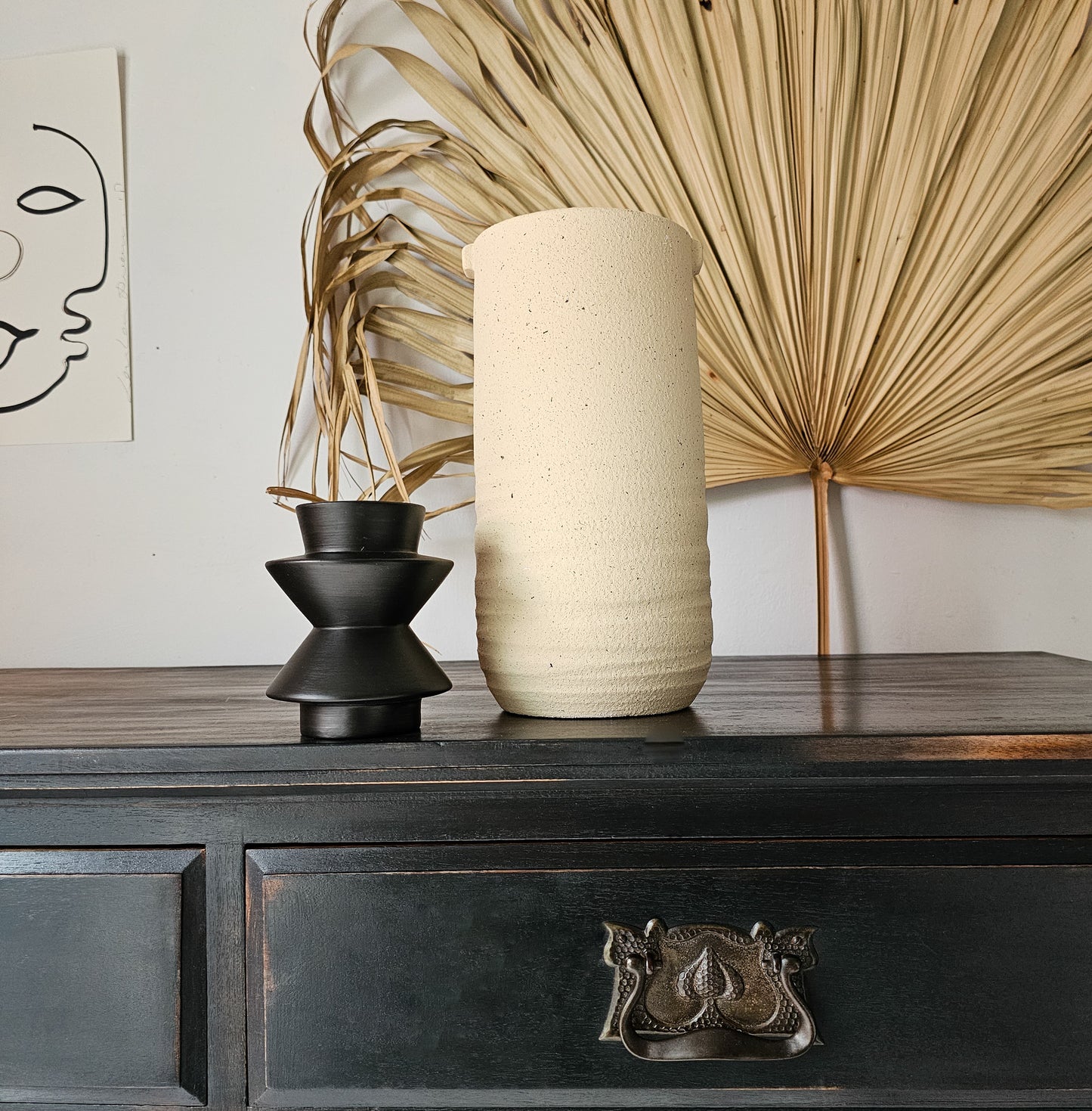 The Maria Fade to Black Carved Sideboard