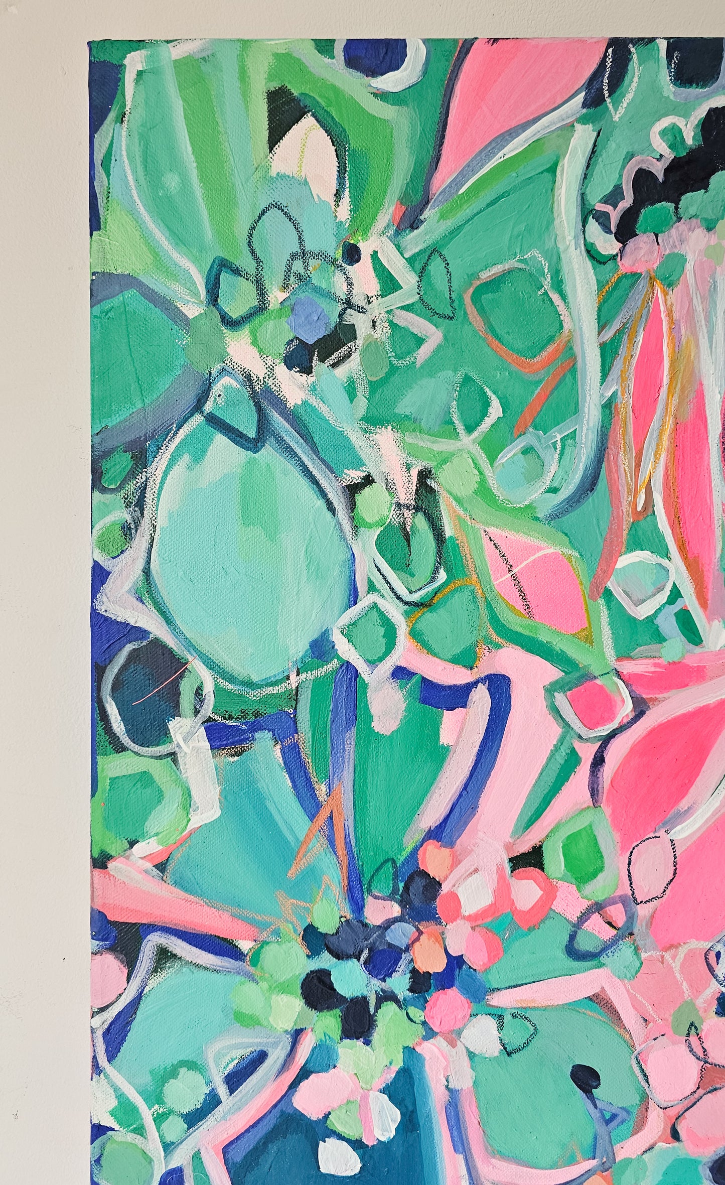 'Free Spirit' Acrylic on Large Canvas Painting