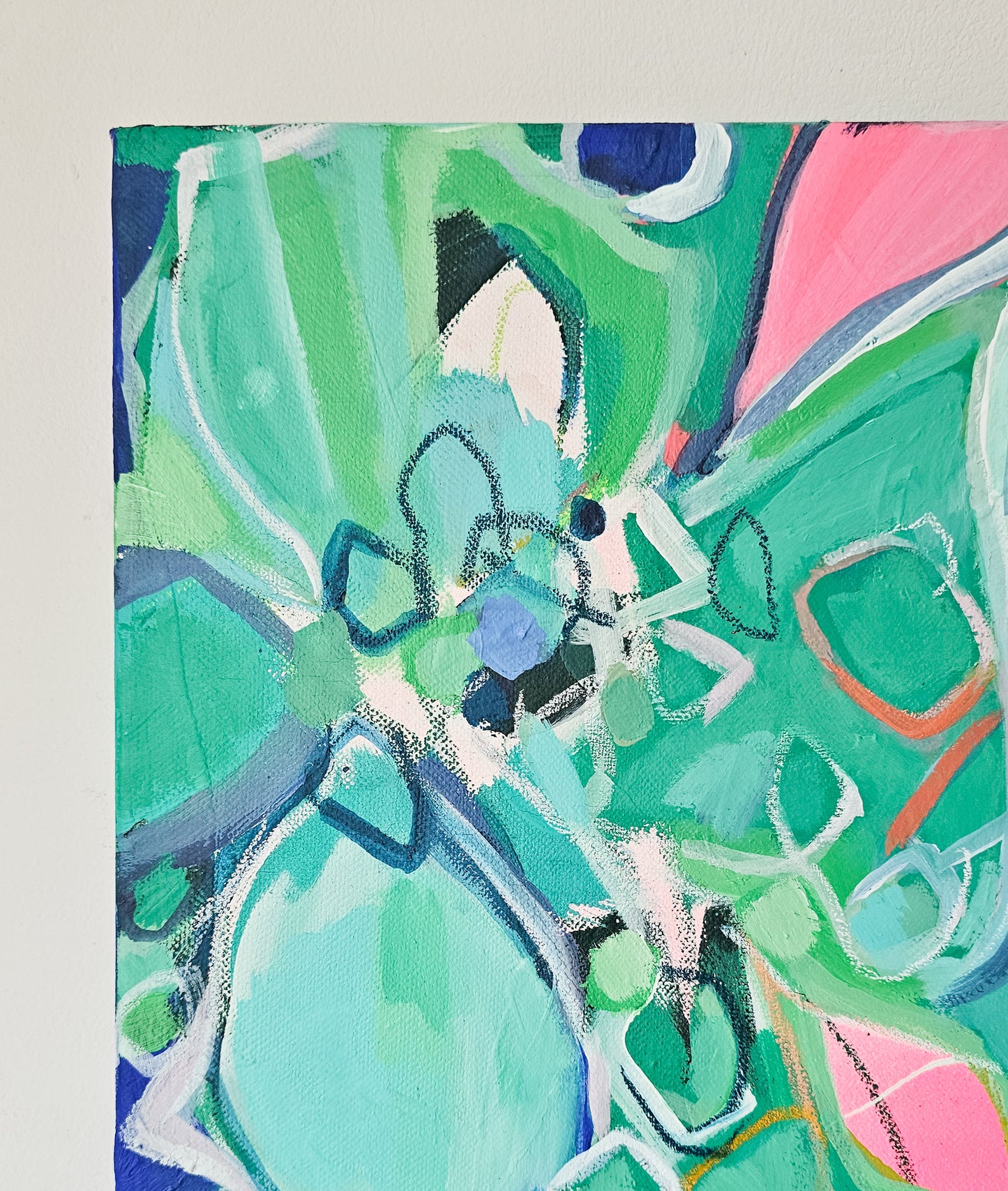 'Free Spirit' Acrylic on Large Canvas Painting