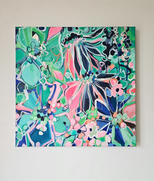 'Free Spirit' Acrylic on Large Canvas Painting