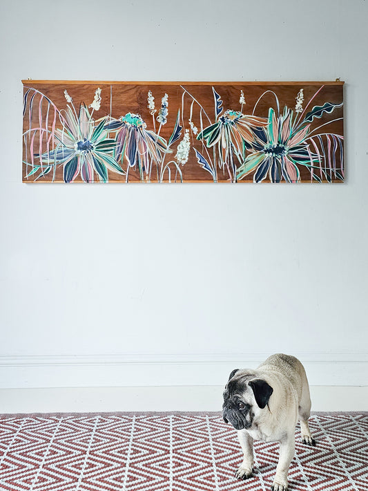 BBC1 Money for Nothing Floral Headboard Art Panel