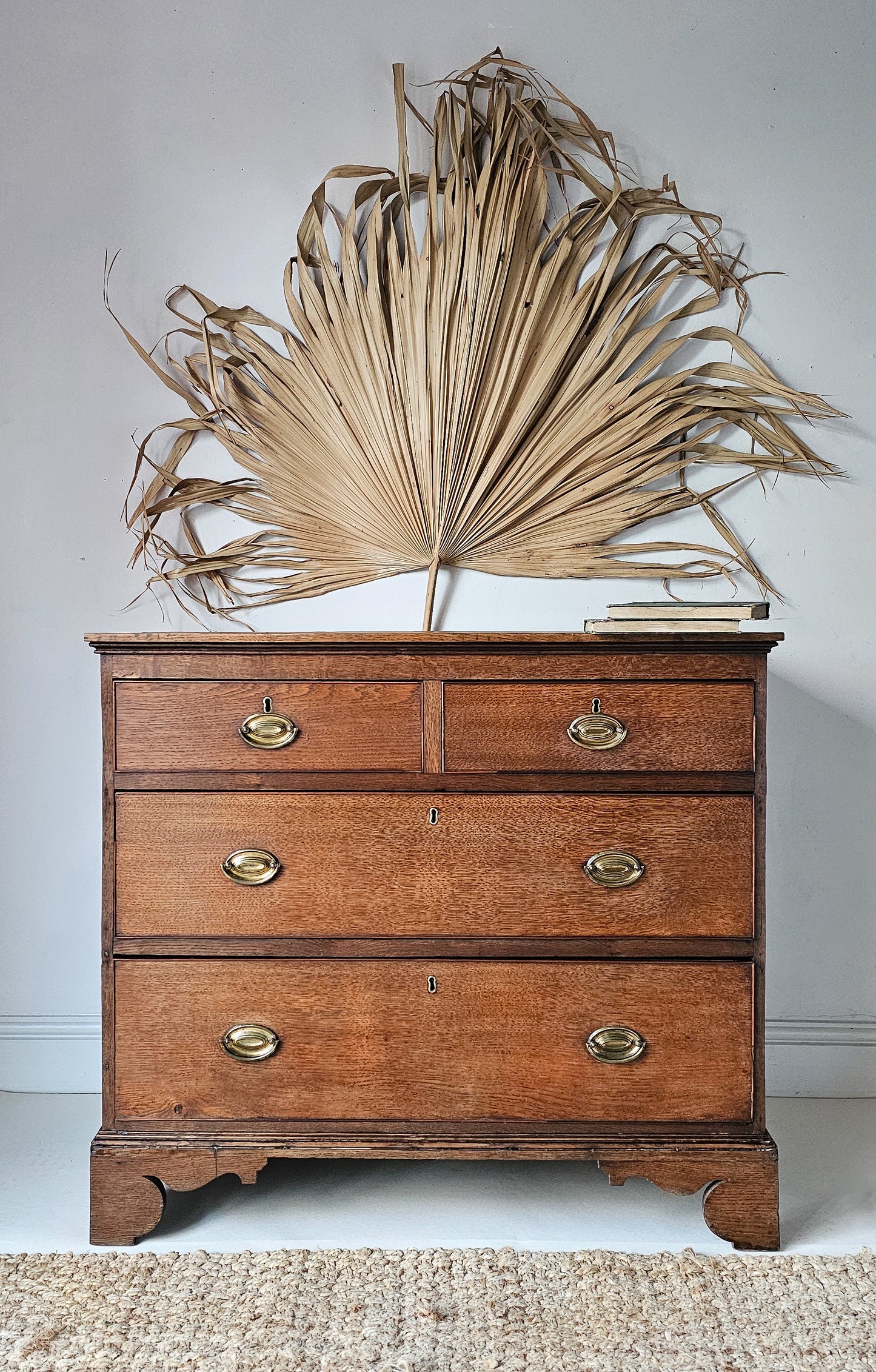 The George Antique Oak Chest of Drawers