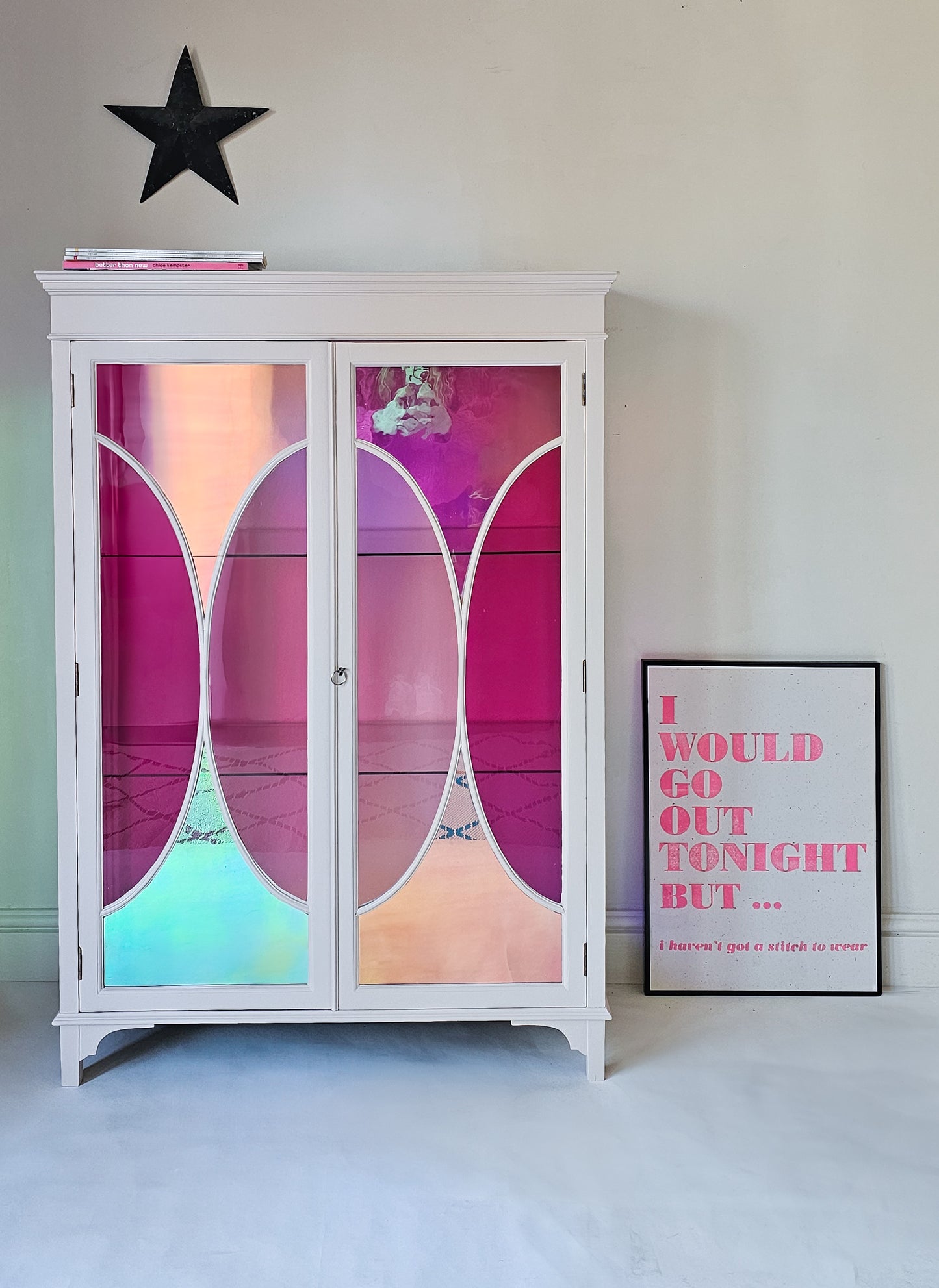 Create a Vintage Stained Glass Drinks Cabinet (Made to Order)