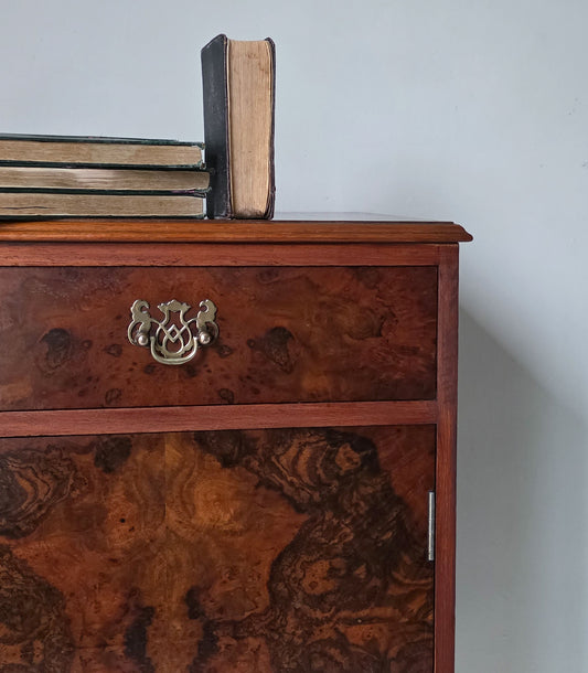 The Naomi Burr Walnut Art Deco Cabinet