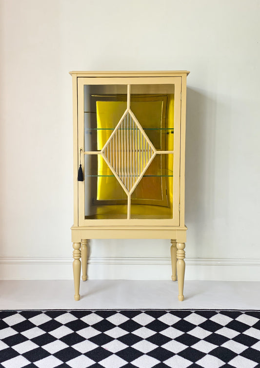 BBC One Money For Nothing Edwardian Upcycled Display Drinks Cabinet