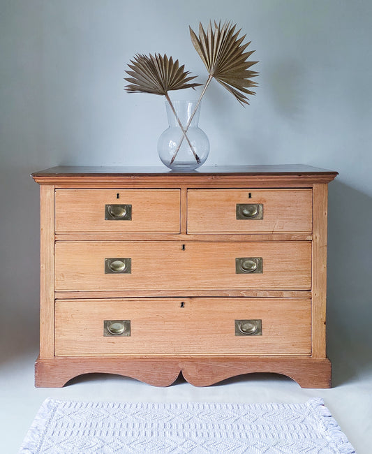 The Kenneth Victorian Pine Merchants Chest of Drawers