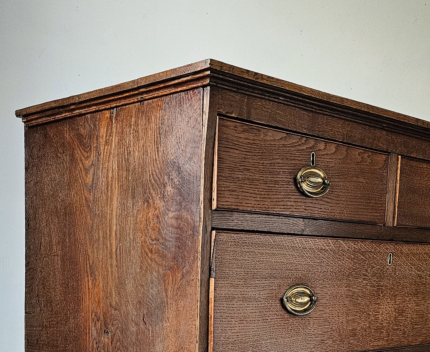 The George Antique Oak Chest of Drawers