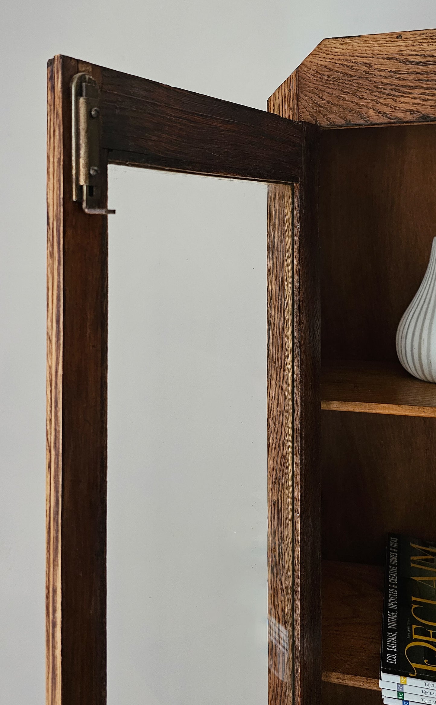 The Leon Art Deco Bookcase Glass Display Cabinet