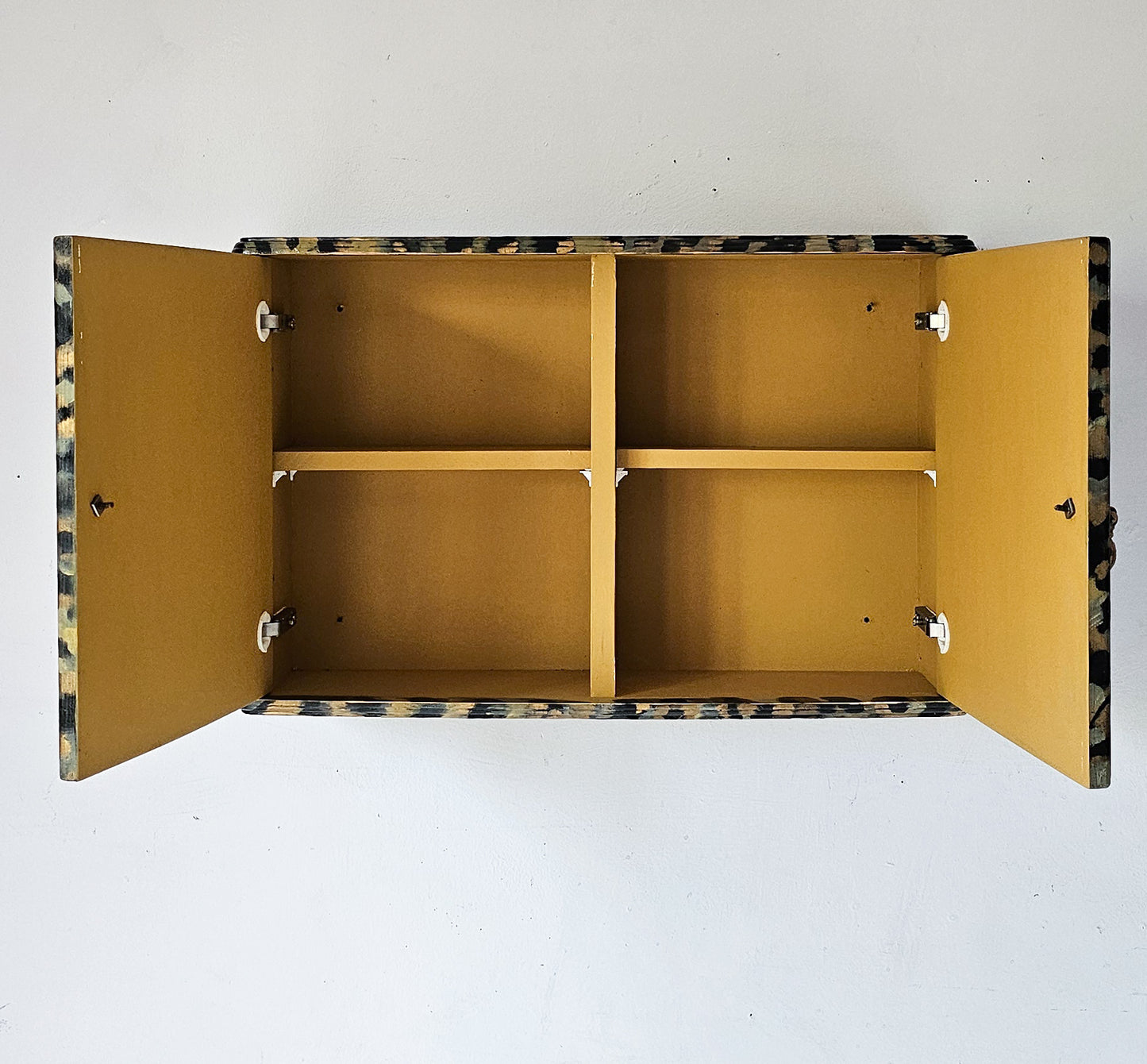 The Kelly Leopard Print Wall Cabinet