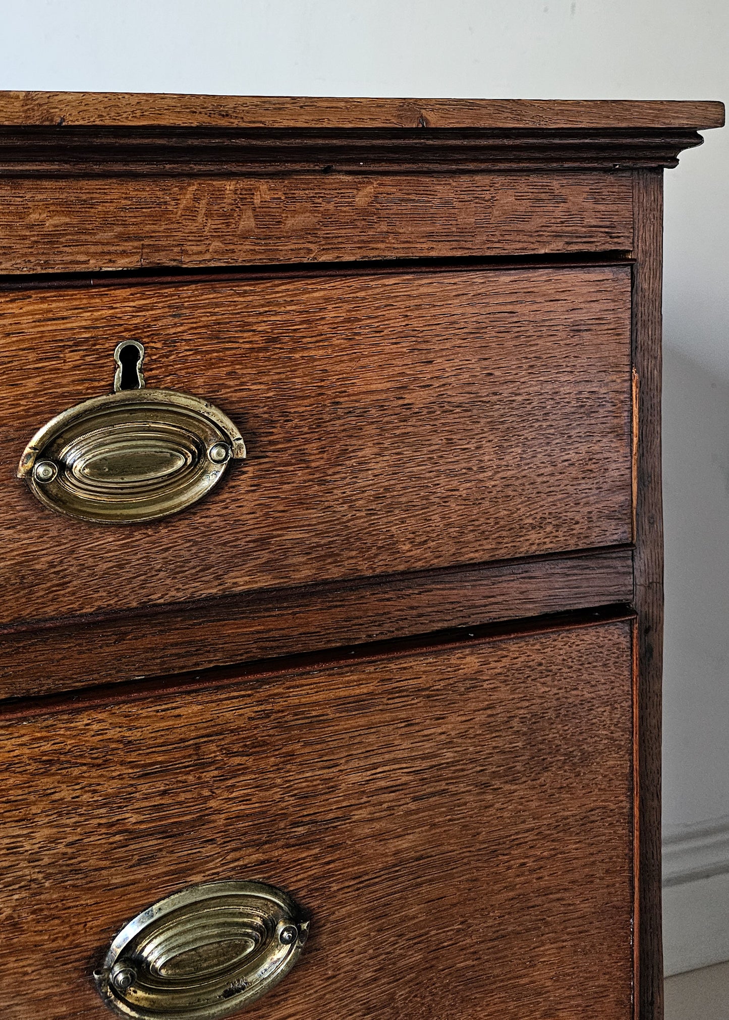 The George Antique Oak Chest of Drawers