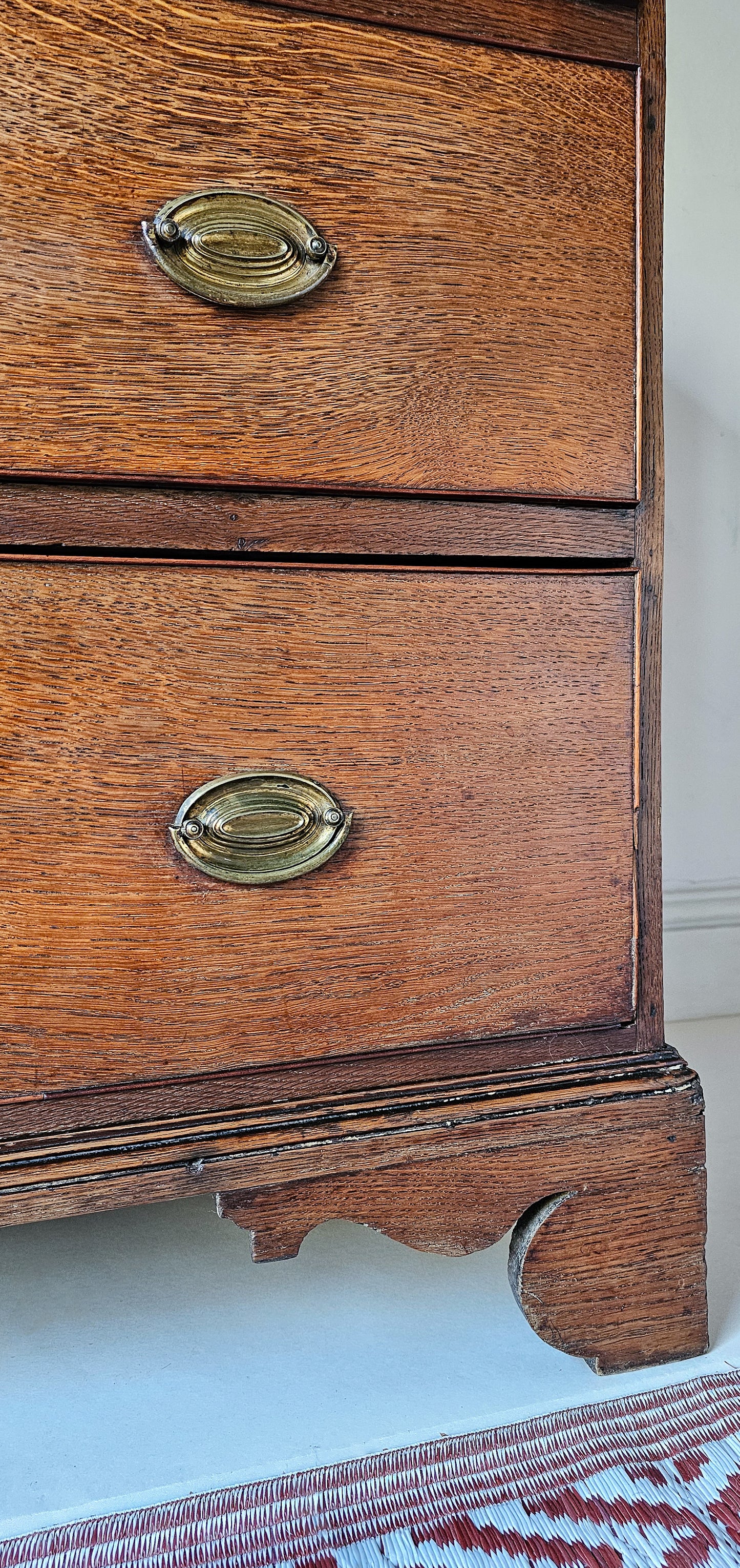 The George Antique Oak Chest of Drawers