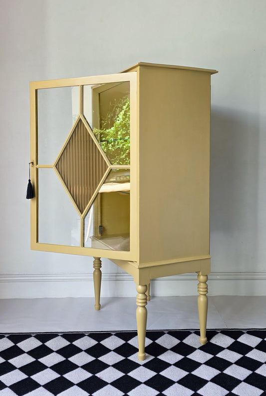 BBC One Money For Nothing Edwardian Upcycled Display Drinks Cabinet