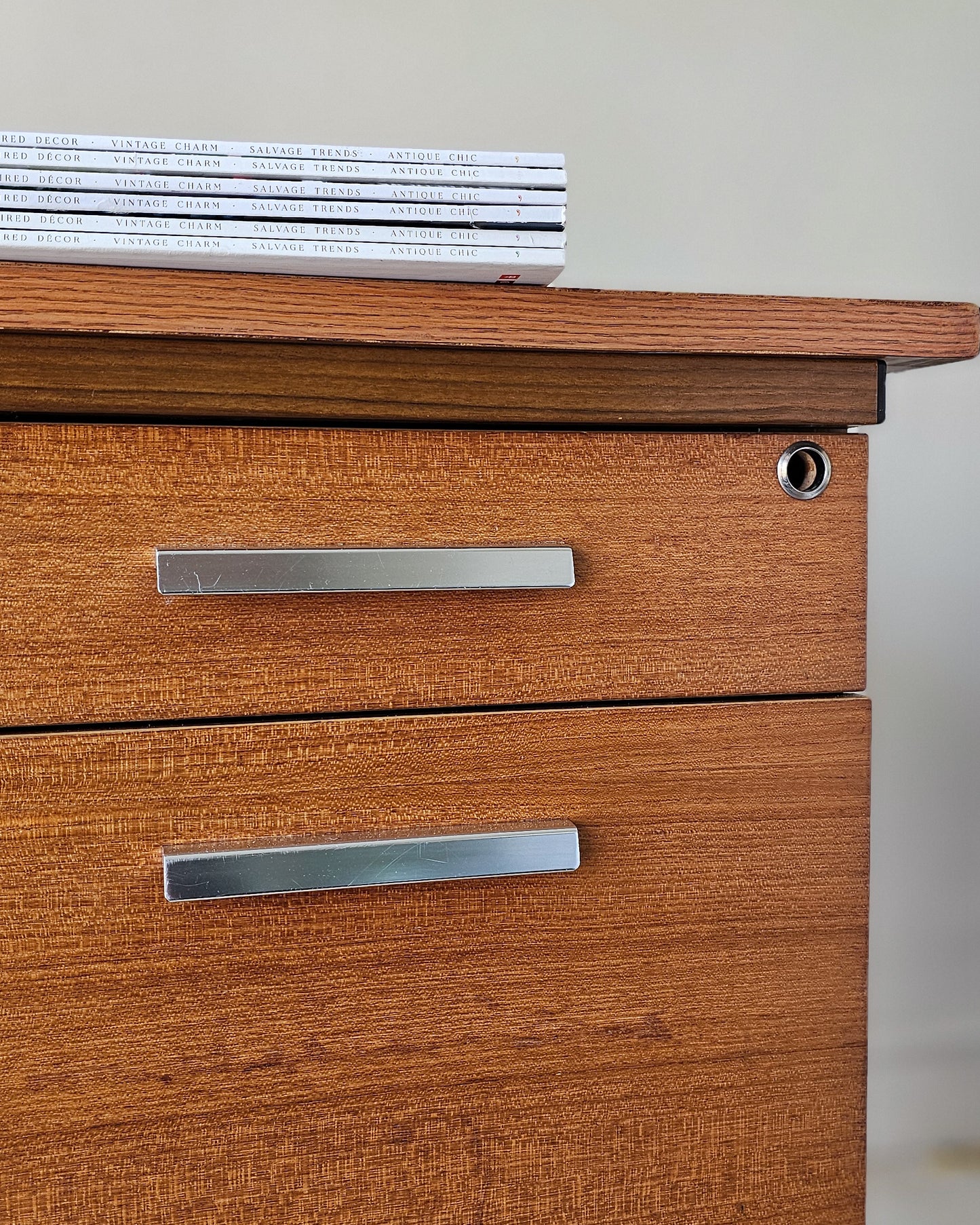 The Terry Vintage Seventies Pedestal Desk