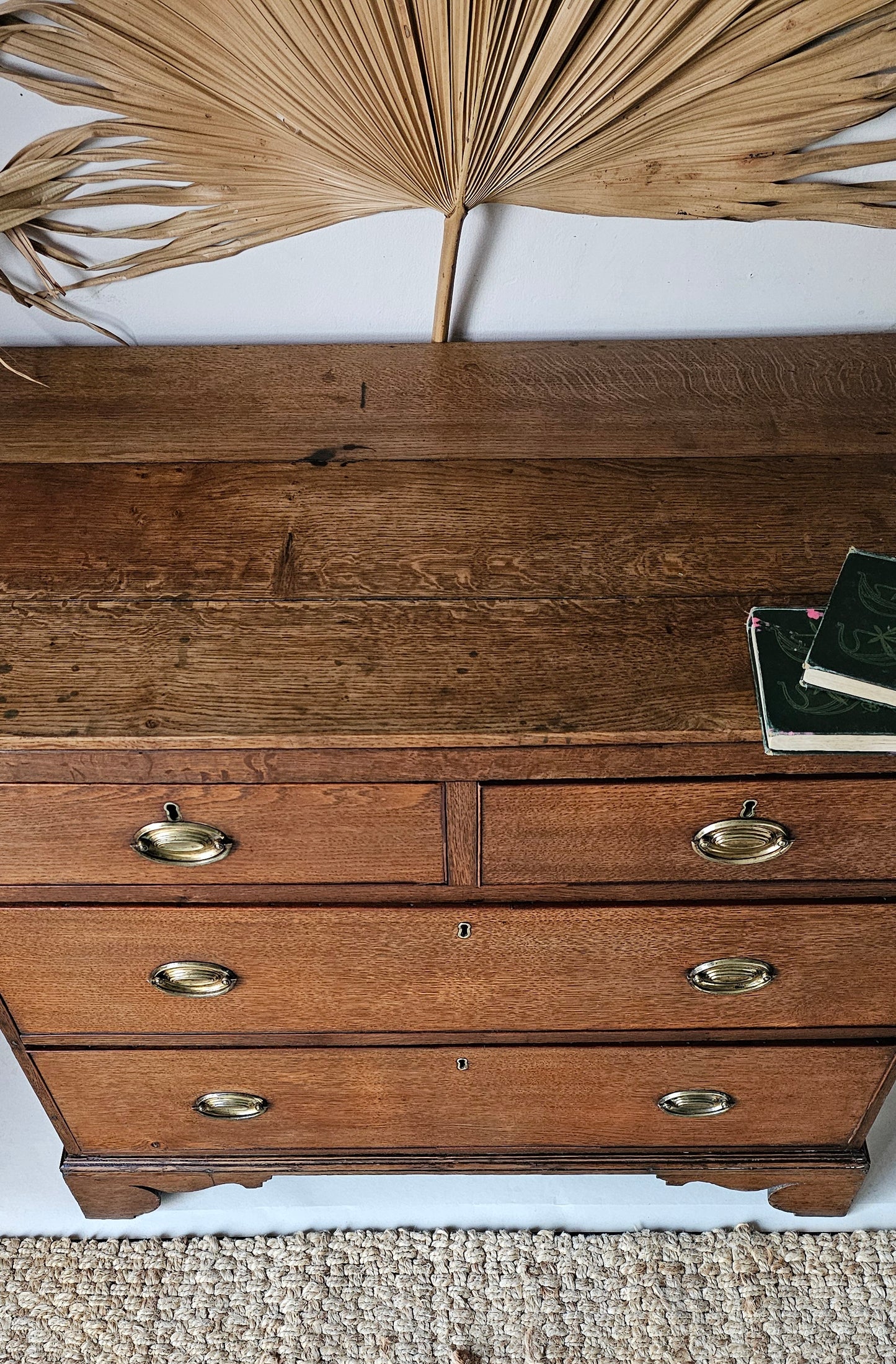 The George Antique Oak Chest of Drawers