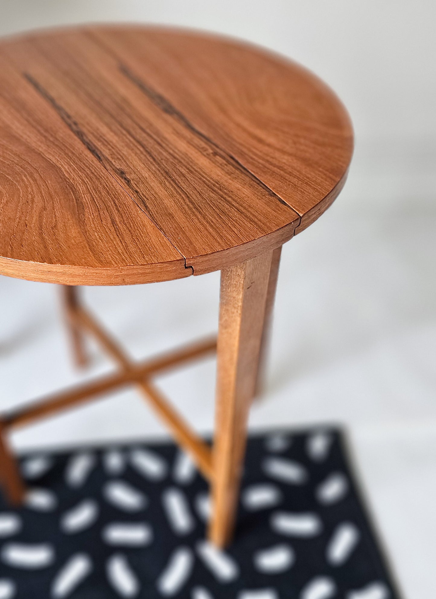 The Paul Nest of Teak Sliding Tables