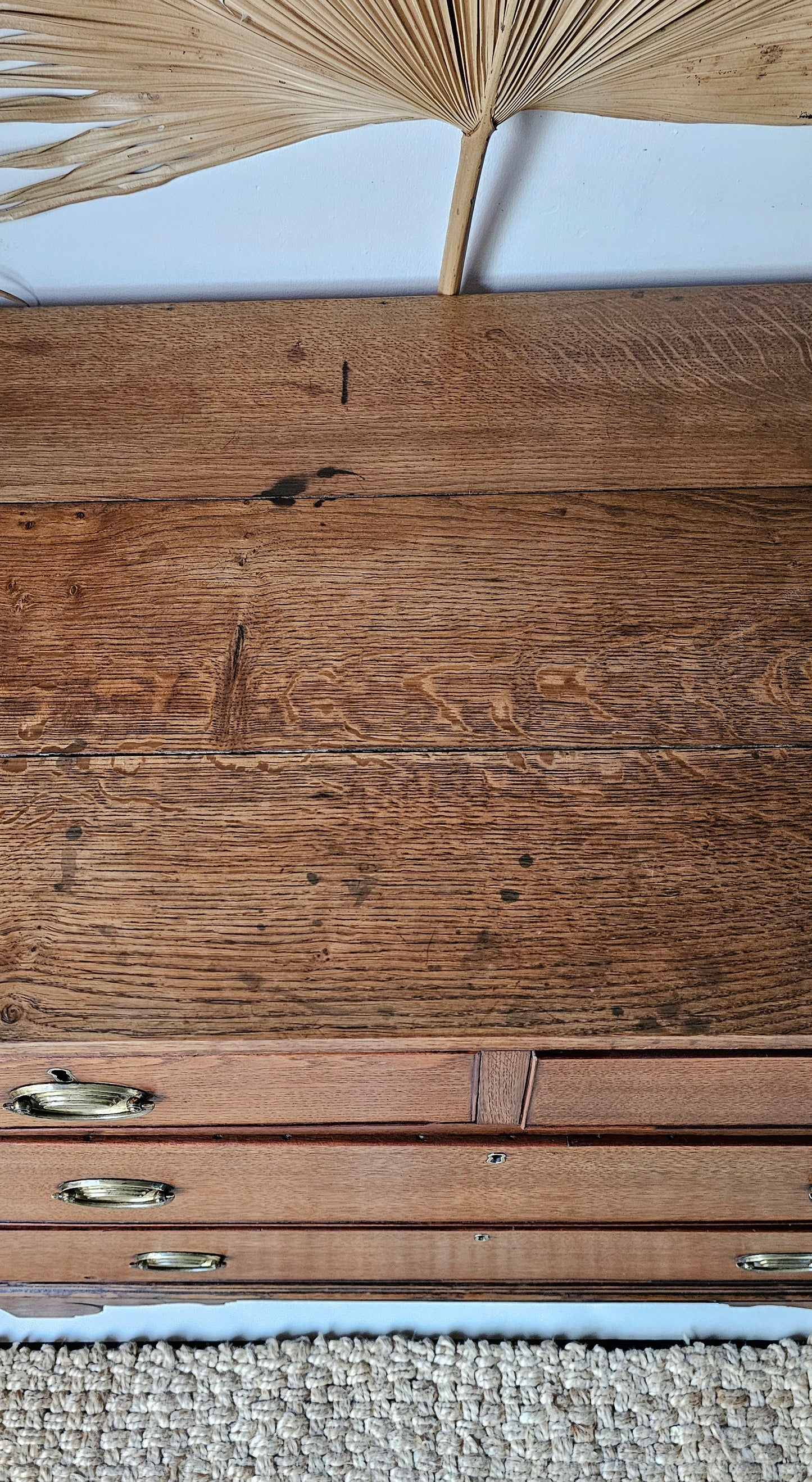 The George Antique Oak Chest of Drawers