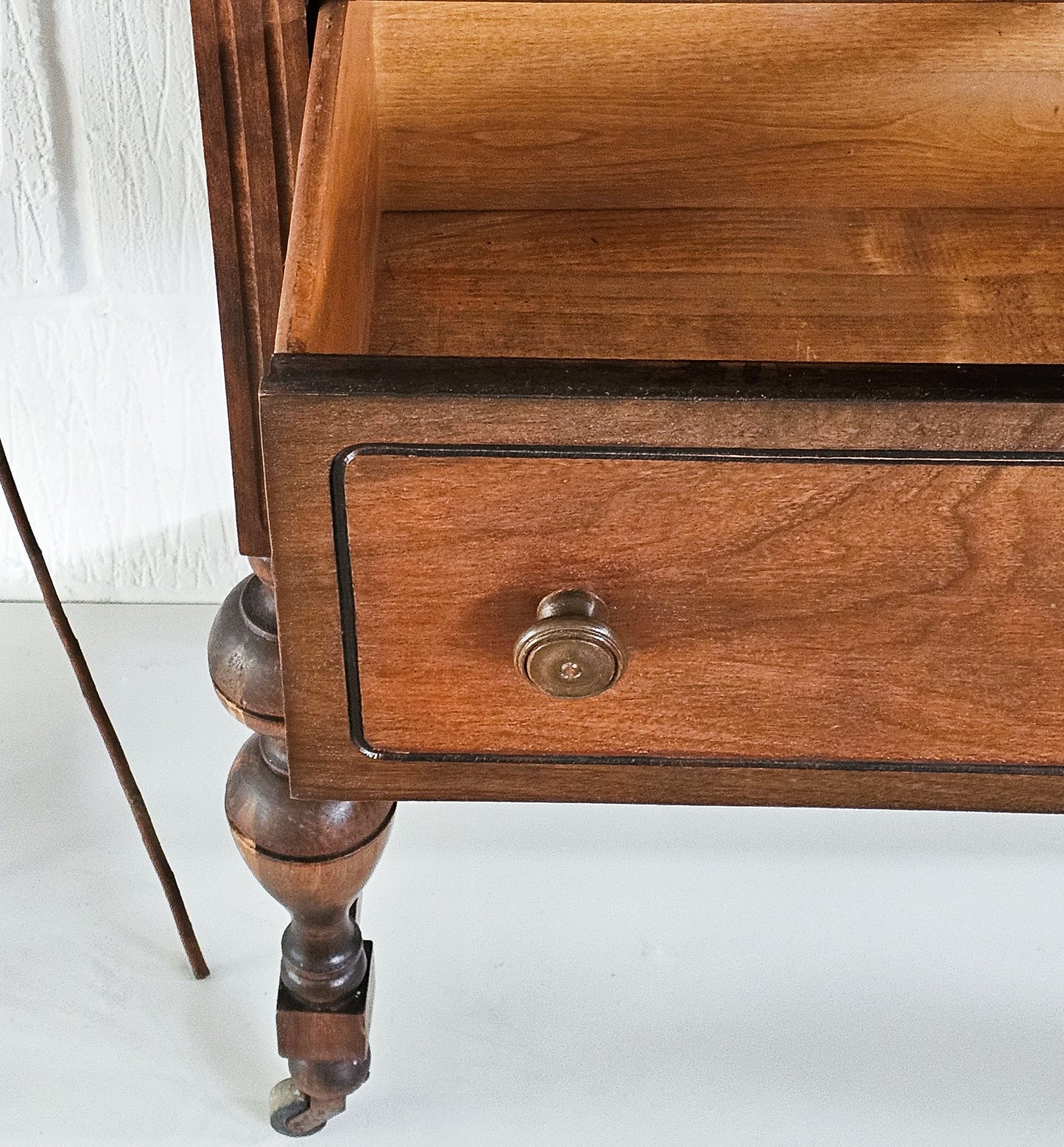 The Jacobean Walnut Glazed Dresser Display Cabinet