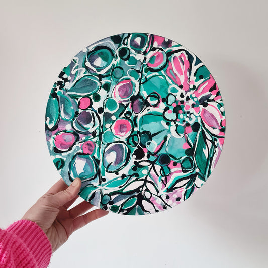 Breakthrough Ink & Chalk paint on Canvas