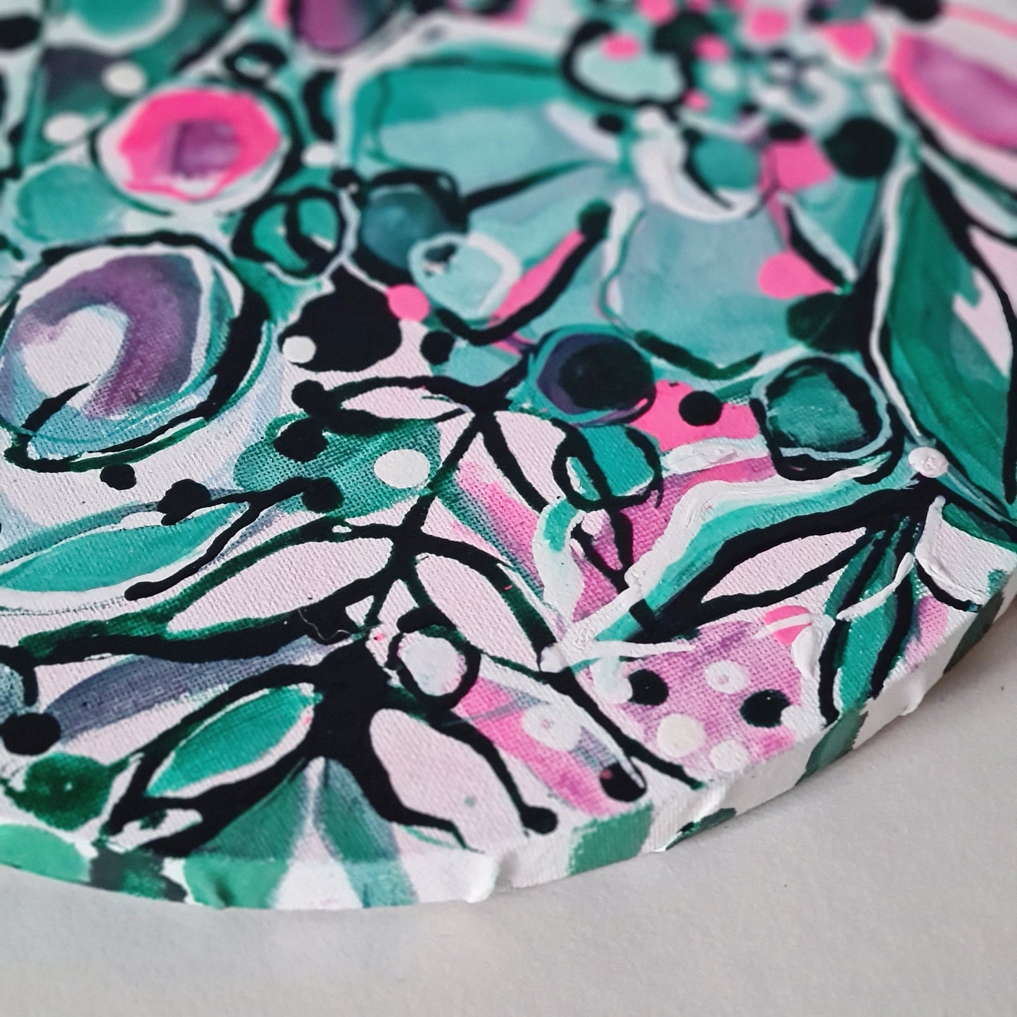 Breakthrough Ink & Chalk paint on Canvas