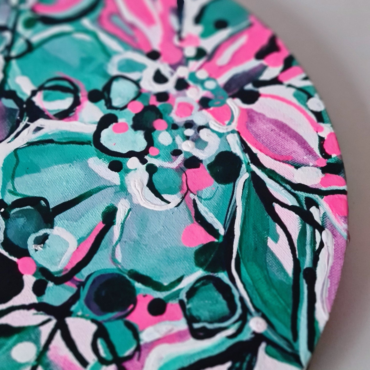 Breakthrough Ink & Chalk paint on Canvas