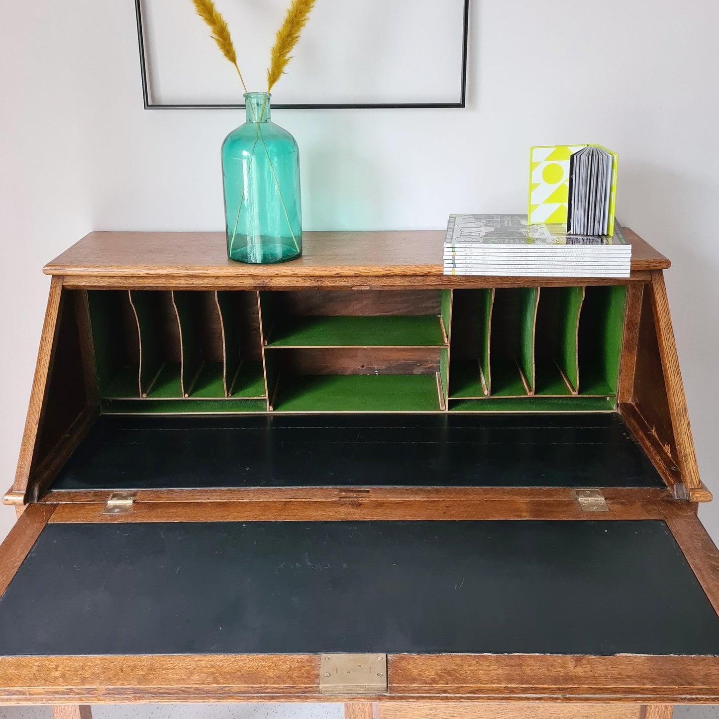 The Charlie Industrial Oak Desk