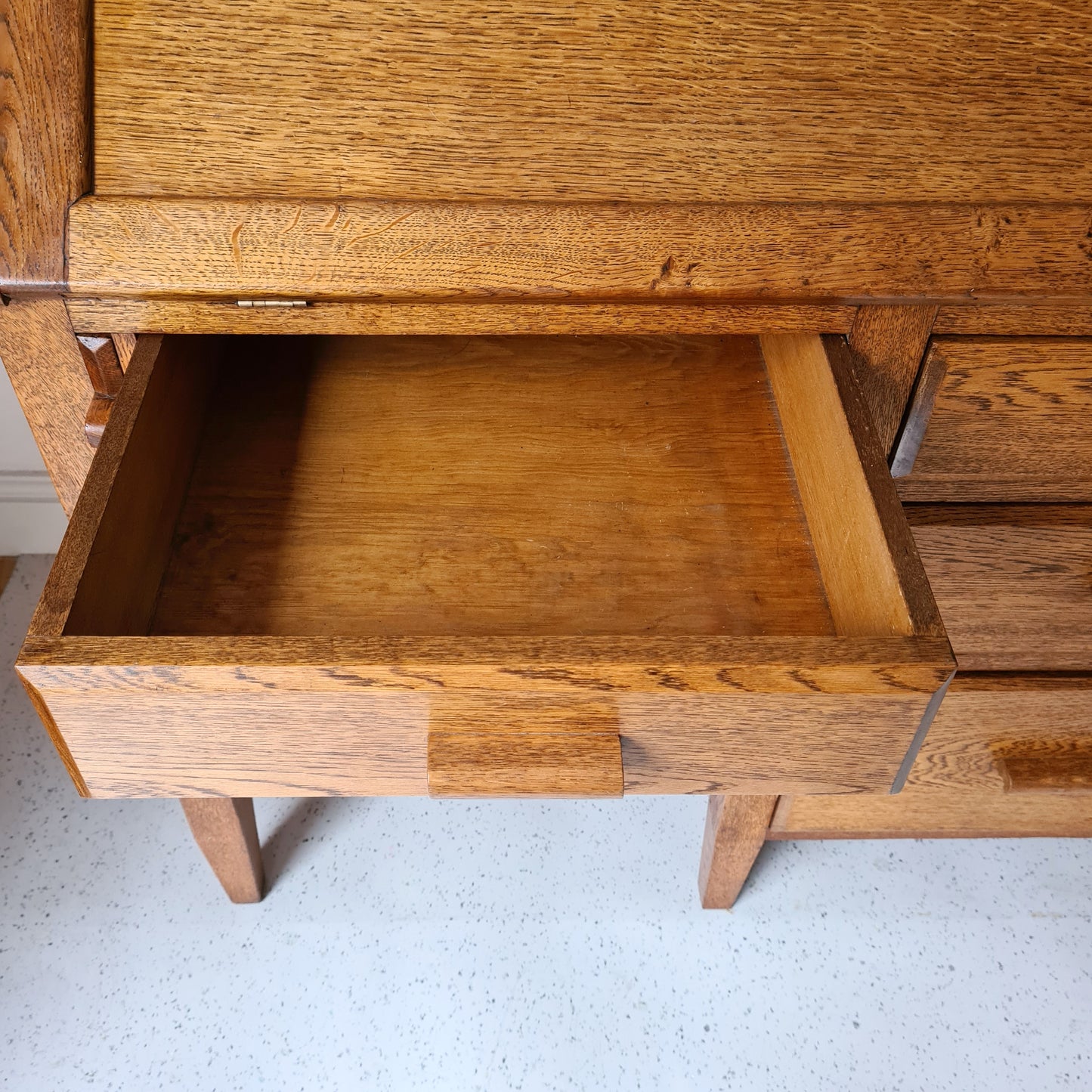 The Charlie Industrial Oak Desk
