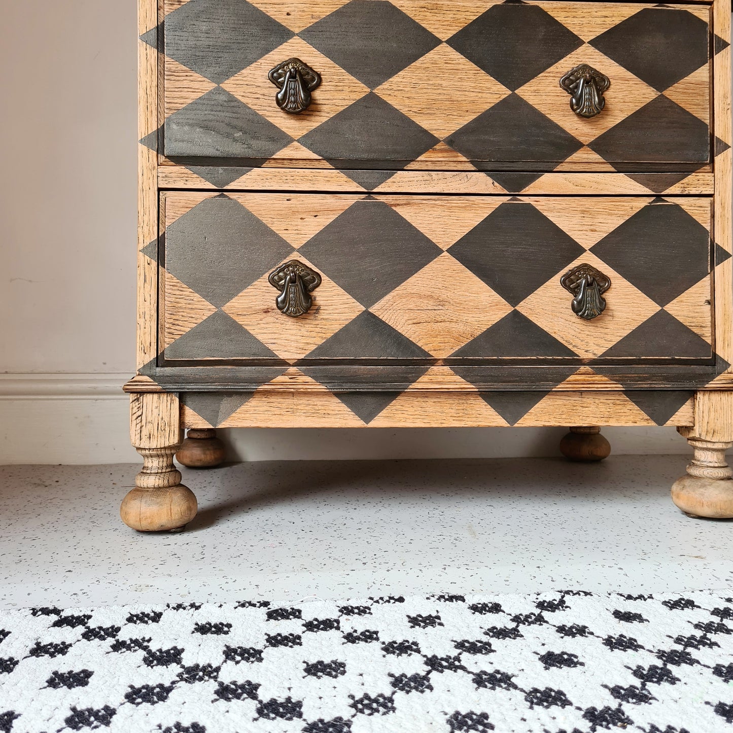 The Harley Geometric Oak Bureau