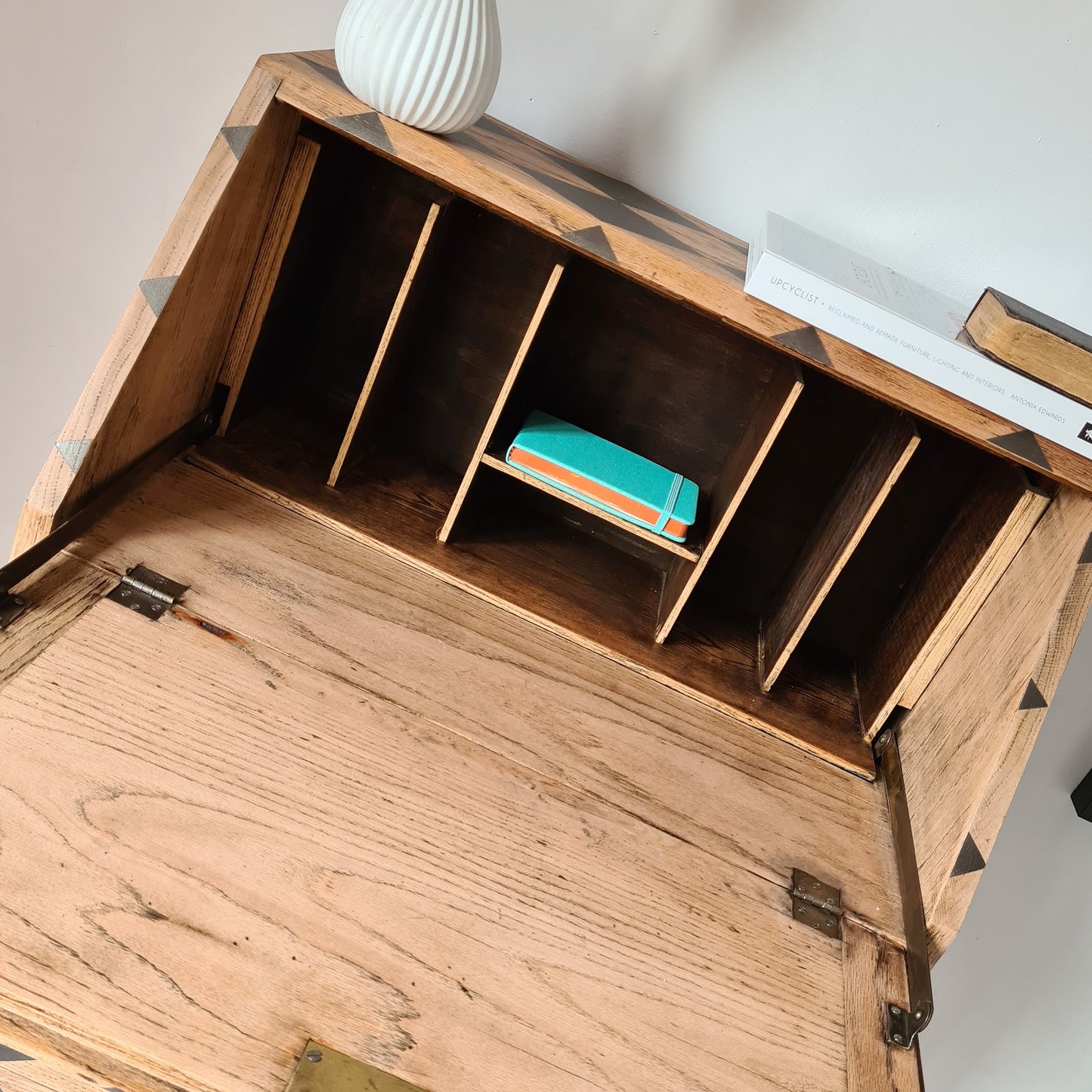The Harley Geometric Oak Bureau