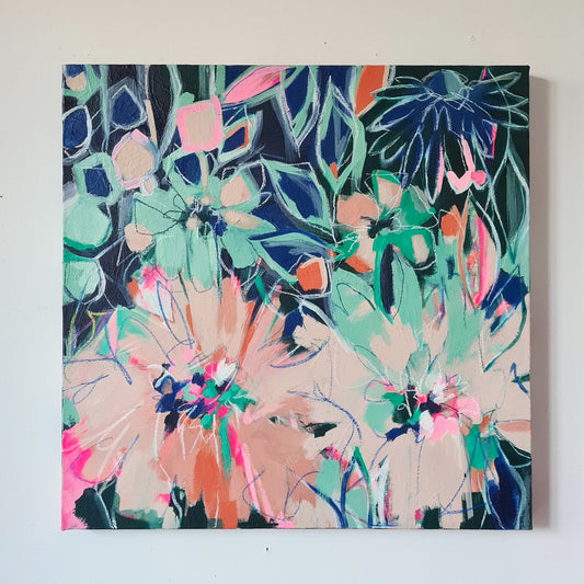 'Growth' Acrylic on Large Canvas Painting