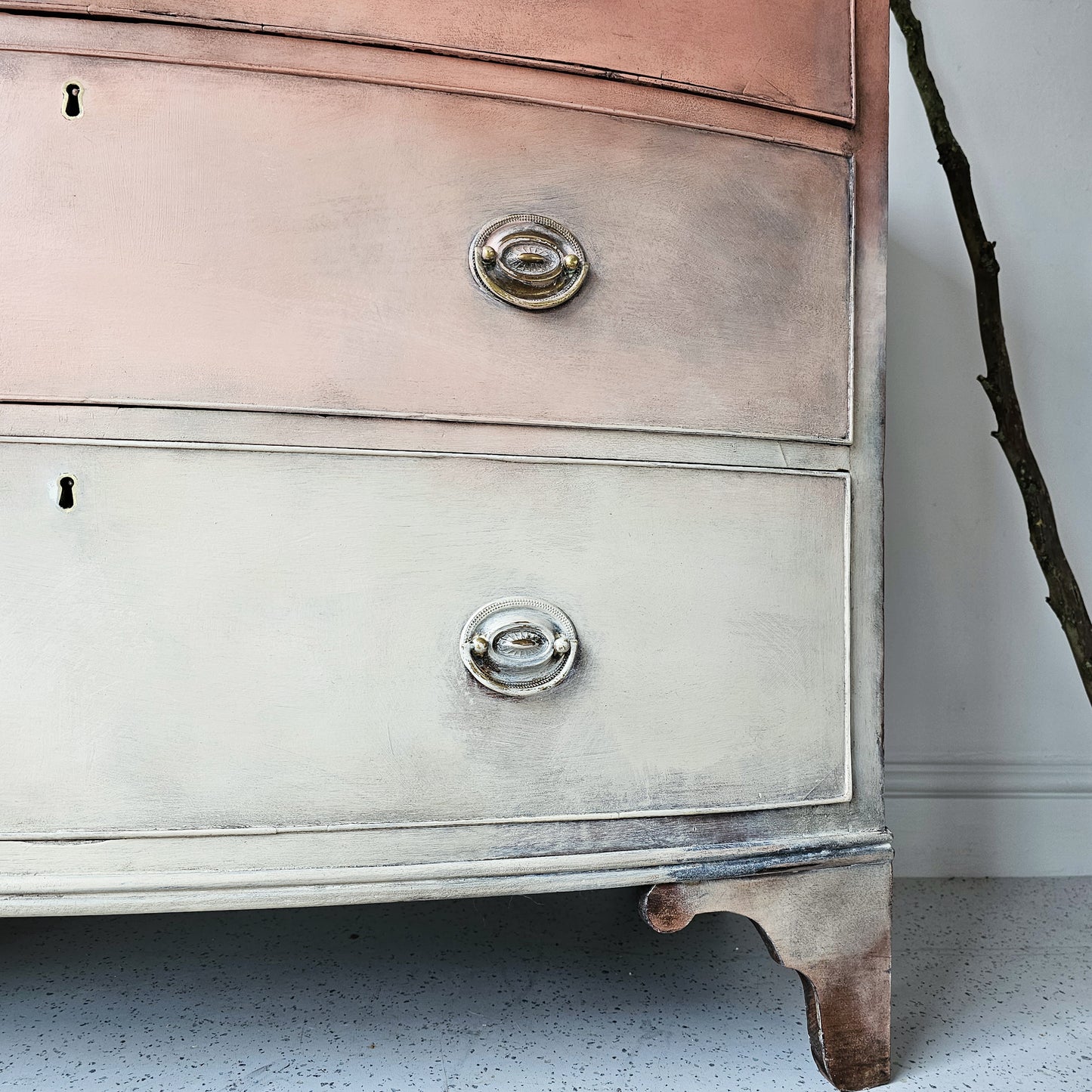 The Coral Ombre Chest of Drawers