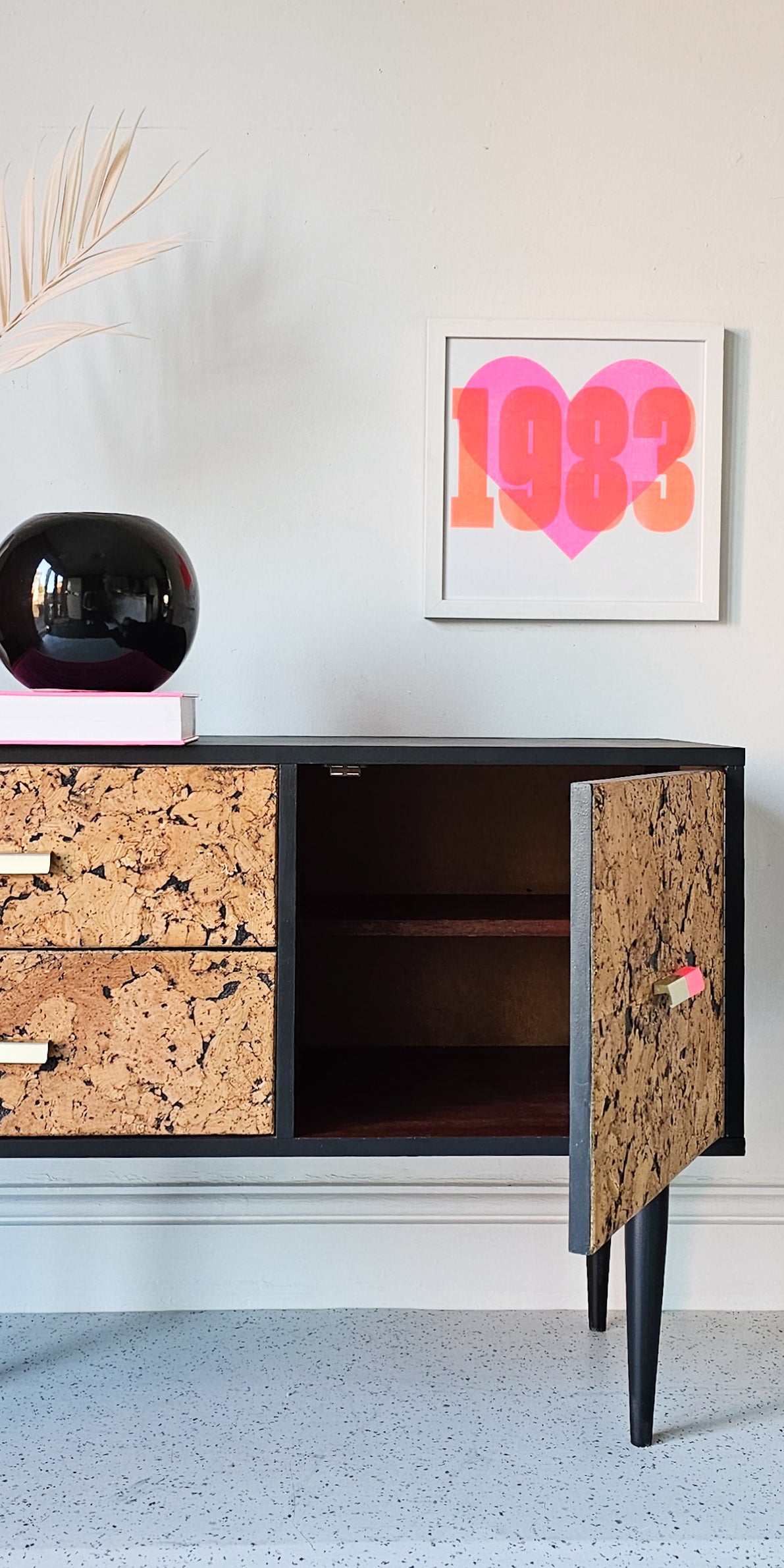 The Margot Neon Cork Sideboard TV Stand