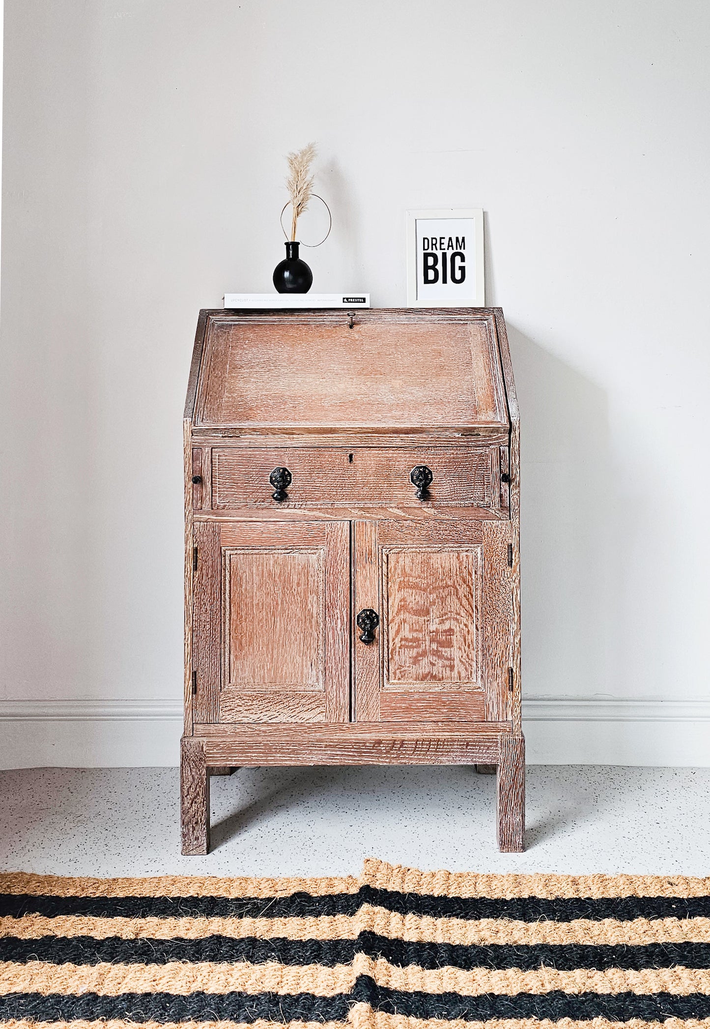 The Poppy Limed Oak Bureau