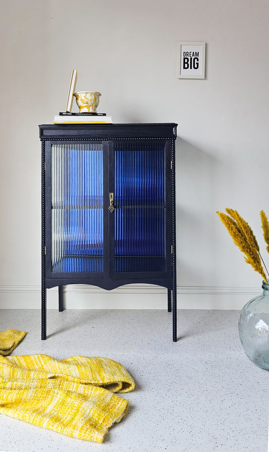 The Ralph Reeded Glass Drinks Cabinet