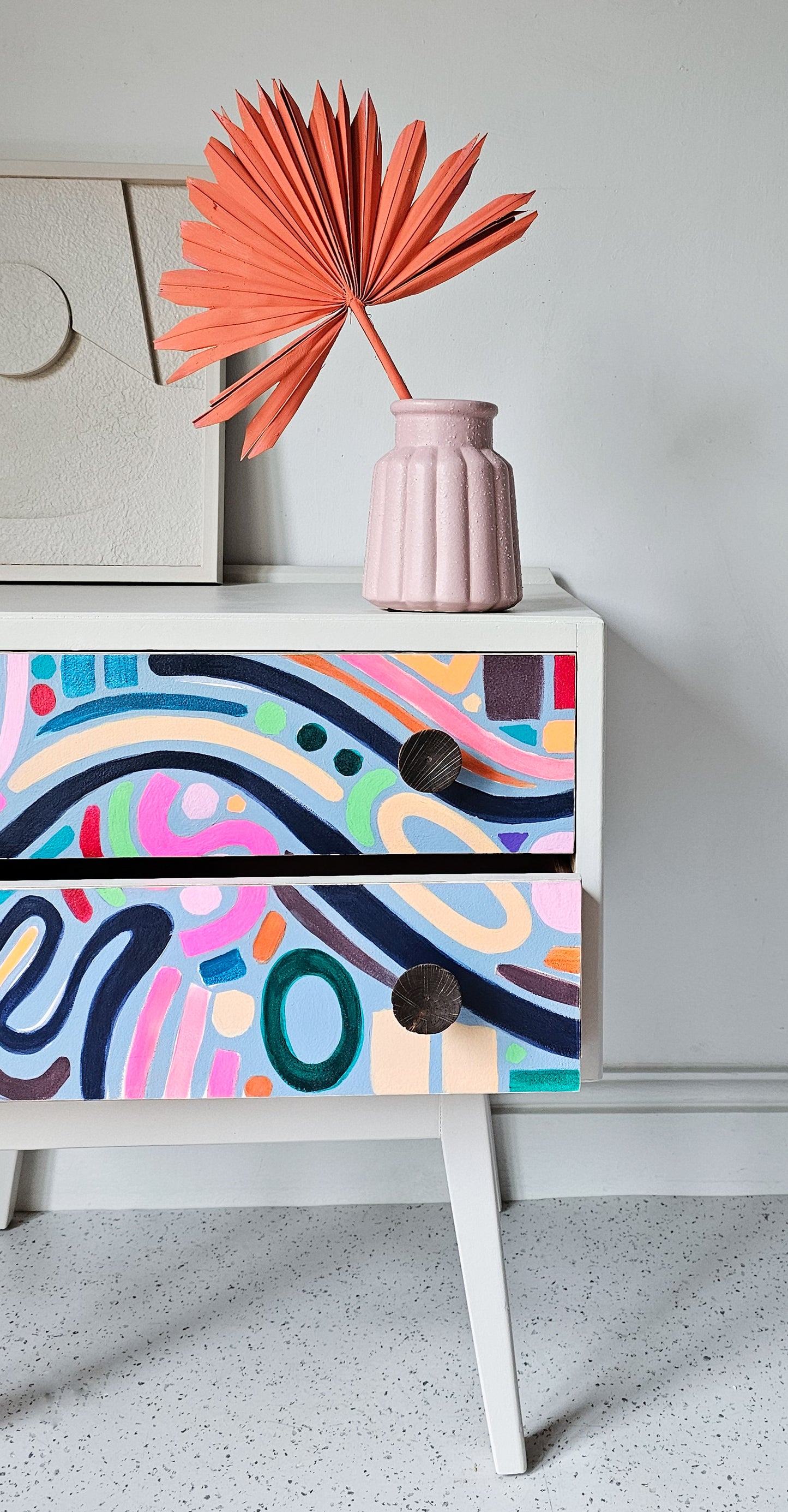The Doodle Mid Century Chest of Drawers