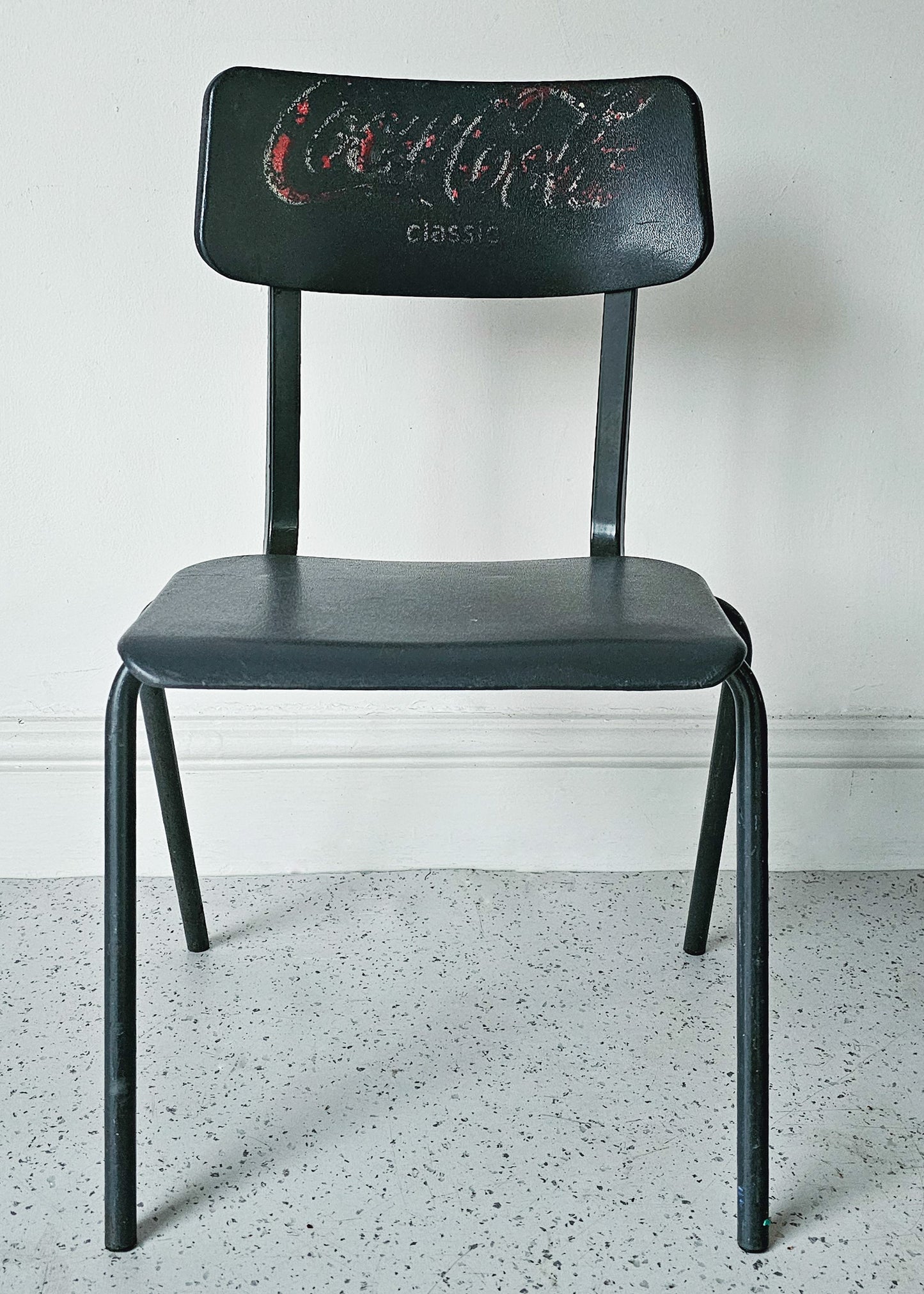 The Charlie Vintage Coca Cola Industrial Chair