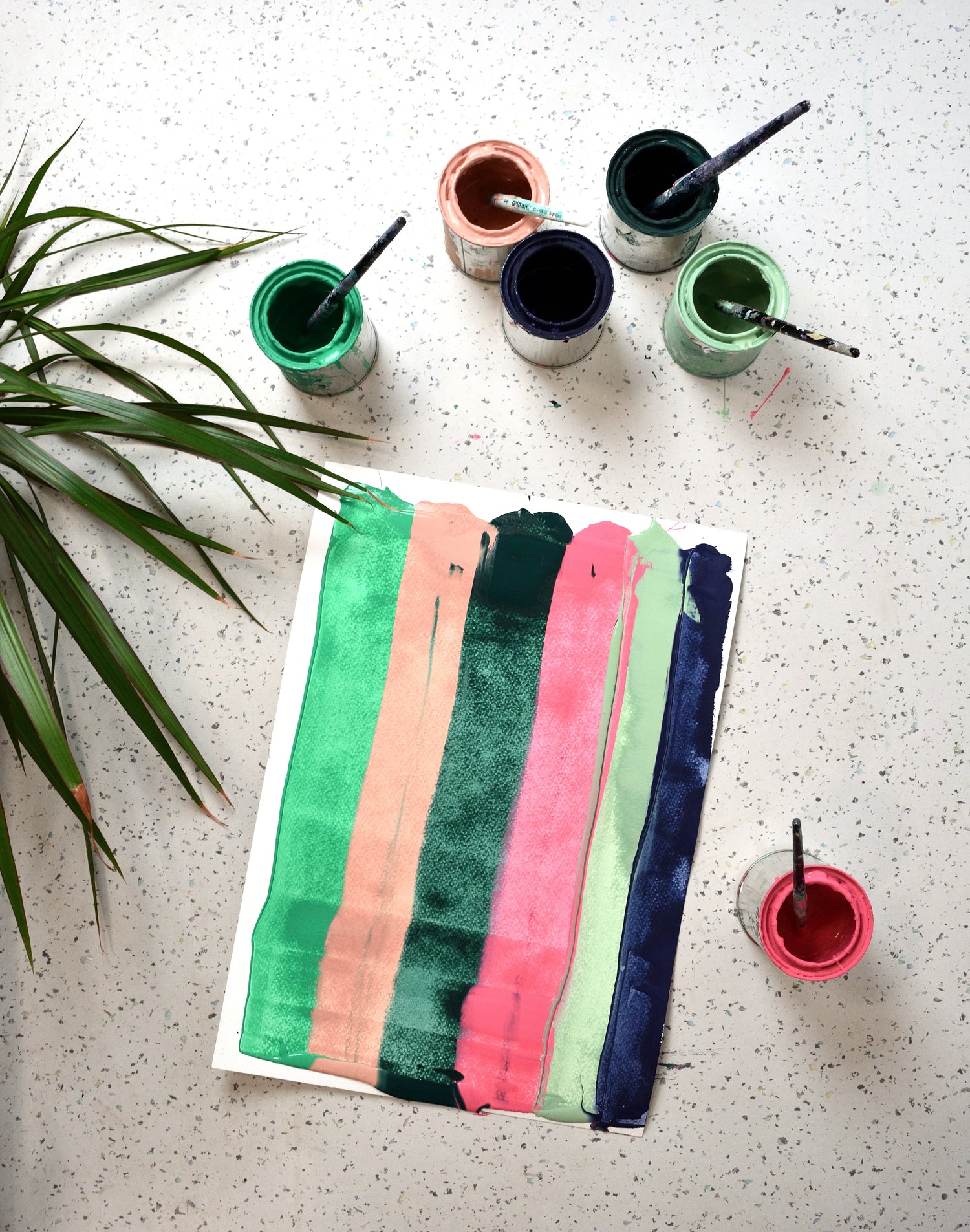 Chloe Kempster free spirited artist, paint collaboration with Daydream Apothecary - the Botanical collection