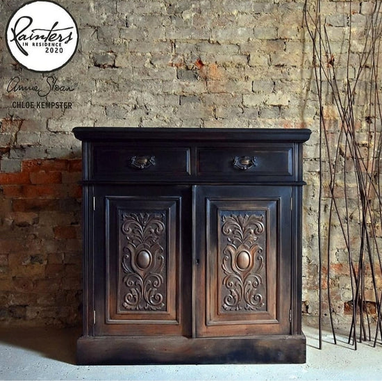 Chloe Kempster upcycling furniture social media content creation collaboration with Annie Sloan paint as a painter in residence
