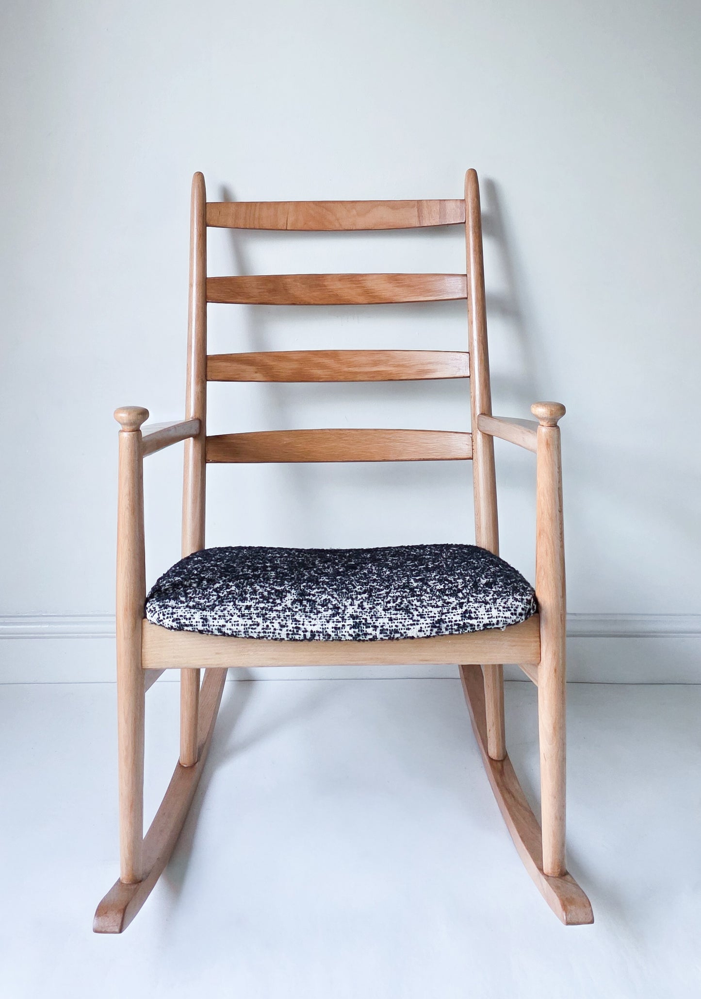 The Nell Danish Neils Eilerson Mid Century Ladder Back Rocking Chair
