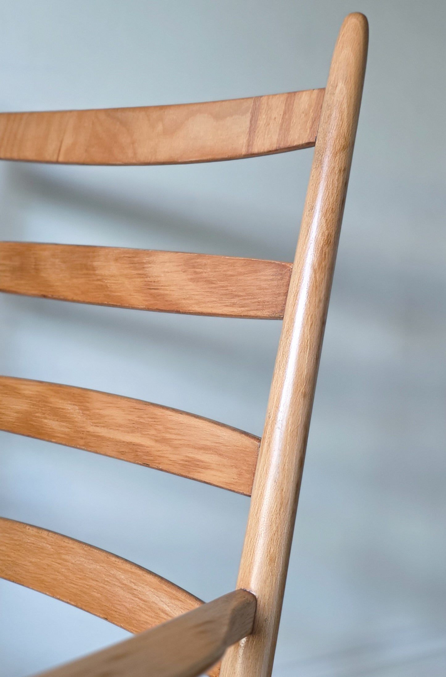 The Nell Danish Neils Eilerson Mid Century Ladder Back Rocking Chair