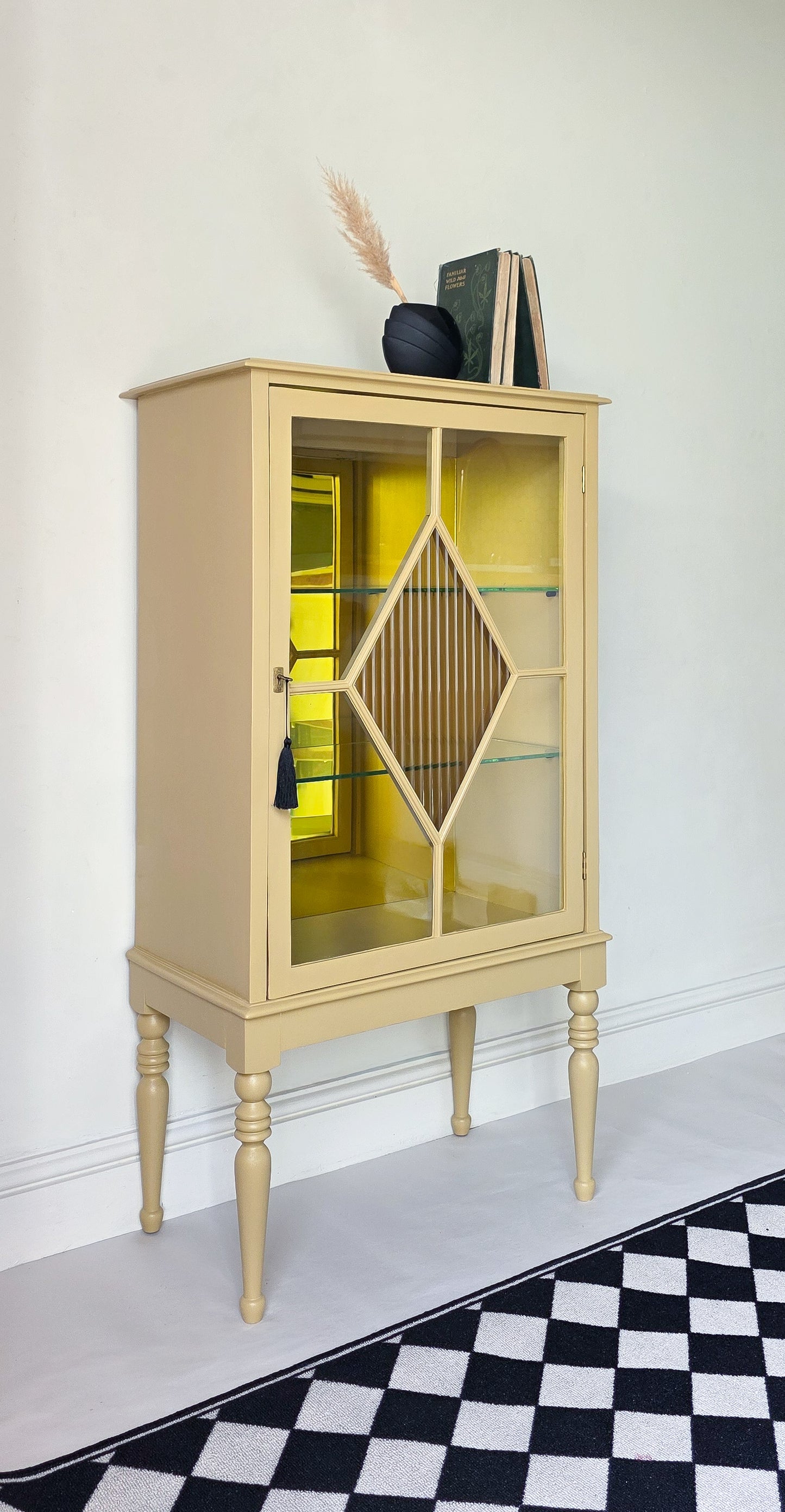 BBC One Money For Nothing Edwardian Upcycled Display Drinks Cabinet