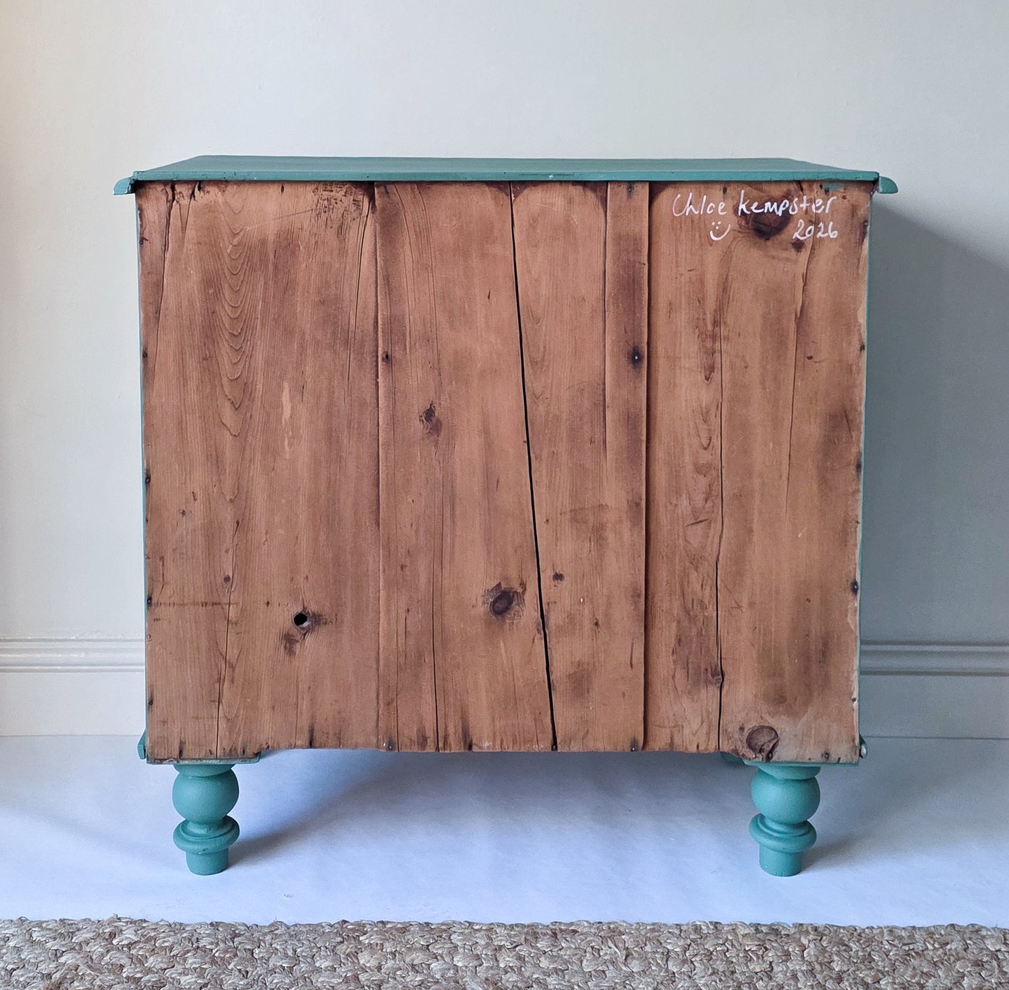 The Flora Hand-painted Floral Folk Painted Chest of Drawers
